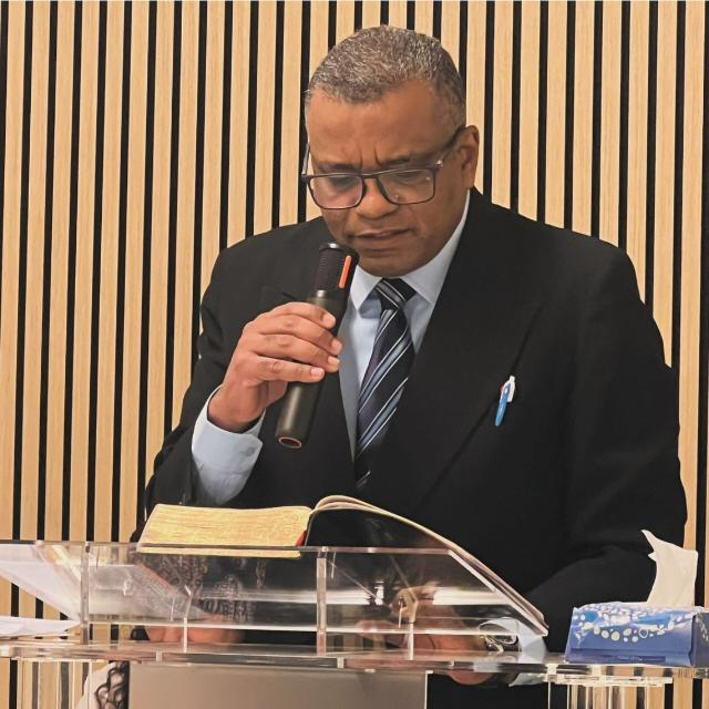 Foto do Pastor Presidente